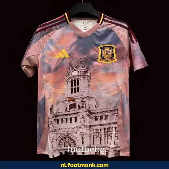Officieel Spanje Voetbalshirt Euro 2024 Plaza Cibeles Design – Koop Nu Online