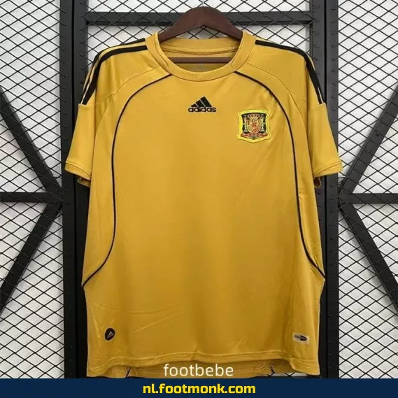 Vintage Spanje voetbalshirt 2008 - Officieel retro tenue - Exterieur