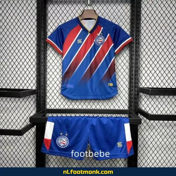 EC Bahia Kinder Voetbalshirt 2024-2025 Uit Shirt – Officieel Voetbaltenue – Personaliseerbaar