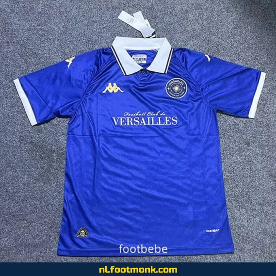 FC Versailles Thuisshirt 2024-2025 - Blauw Voetbalshirt | Officieel Voetbaltenue | Heren & Dames | Personaliseerbaar | Snelle Levering