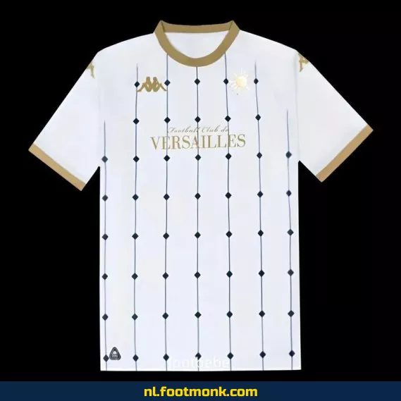 FC Versailles Uit Thuisshirt 2024-2025 - Wit Voetbalshirt | Officieel Voetbaltenue | Heren, Dames & Kinderen | Personaliseerbaar | Fanwear Aanbieding