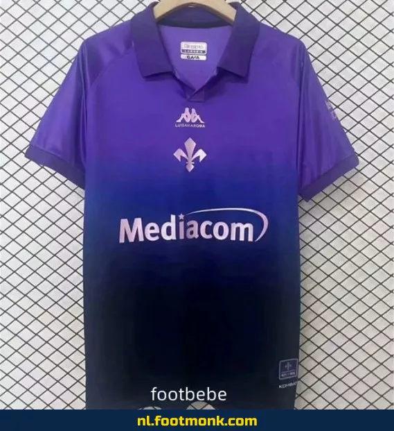 Fiorentina Voetbalshirt 2025-2026 - Donkerviolet | Officieel Voetbalshirt | Heren & Dames | Fanwear | Aanbieding