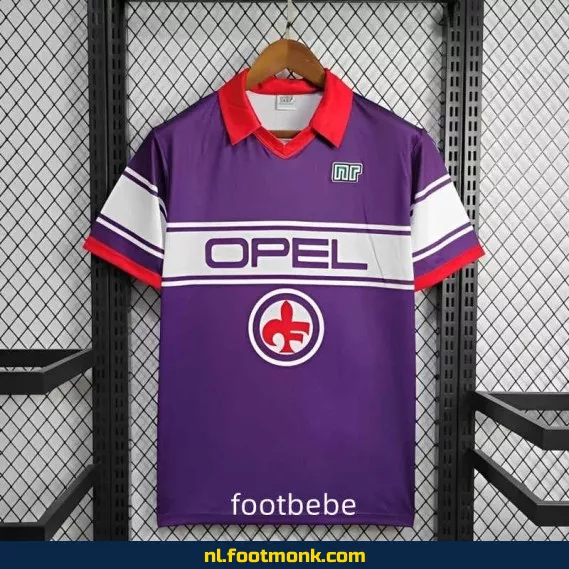 Vintage Fiorentina voetbalshirt 1984-1985 - Paars thuistenue - Officieel retro voetbalshirt