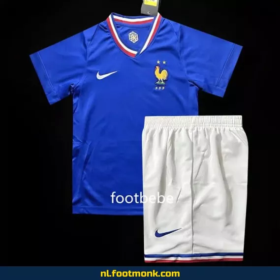 Frankrijk Thuisshirt Kinderen Euro 2024 Blauw – Officieel Voetbalshirt | Kopen Online