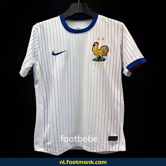 Frankrijk Euro 2024 Uit Thuisshirt Wit - Officieel Voetbalshirt | Koop Nu