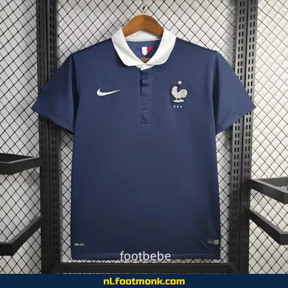 Frankrijk Vintage Voetbalshirt 2014 - Thuis - Officieel Retro Voetbalshirt