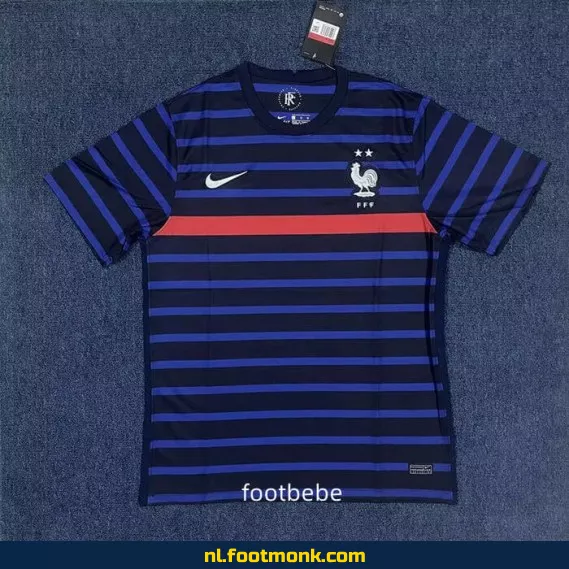 Frankrijk Vintage Voetbalshirt 2020-2021 Thuistenue - Officieel Retro Voetbaltenue
