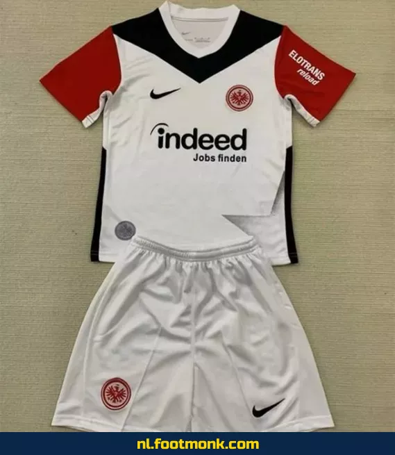 Frankfurt Thuisshirt Kinderen 2024-2025 Wit – Officieel Voetbalshirt | Voetbalshirt Kinderen Kopen