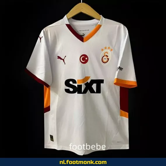 Galatasaray 2024-2025 Uit Thuisshirt Wit – Officieel Voetbalshirt | Heren & Dames | Origineel & Authentiek