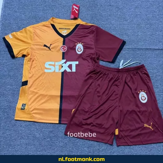 Galatasaray Thuisshirt Kinderen 2024-2025 | Officieel Voetbalshirt | Voetbalshirt Kinderen Kopen
