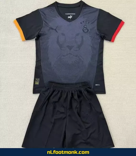 Galatasaray Voetbalshirt Kinderen 2025-2026 - Zwart | Officieel Voetbalshirt | Fanwear | Aanbieding