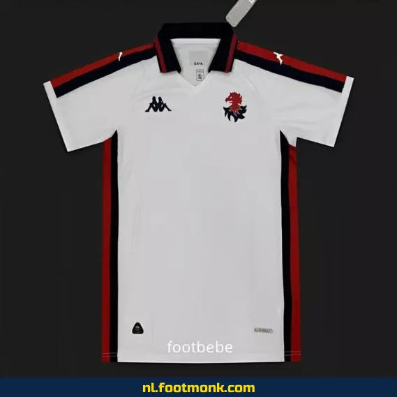 Genoa C.F.C. Uit-shirt 2024-2025 – Wit Voetbalshirt | Officieel Voetbalshirt | Heren & Dames | Fanwear | Aanbieding