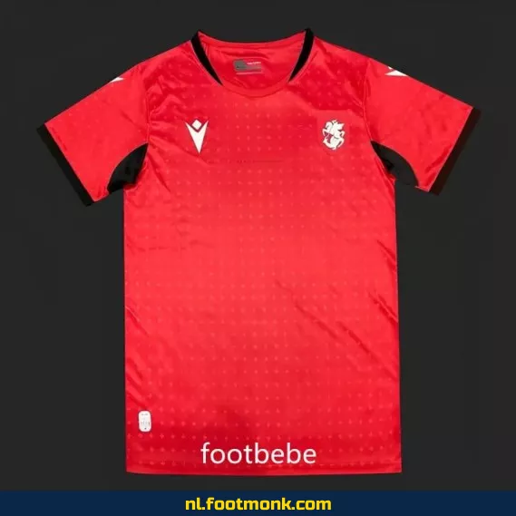 Georgië 2024 Derde Thuisshirt Rood – Officieel Voetbalshirt | Koop Nu