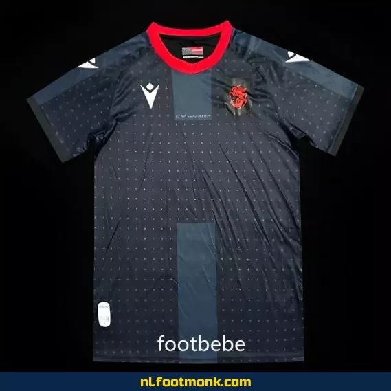 Georgia 2024 uit voetbalshirt zwart - Officieel voetbaltenue | Koop online