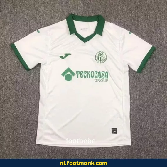 Voetbalshirt Getafe 2024-2025 Third Wit - Origineel, Bedrukbaar, Officieel, Voetbalshirts Kopen Online