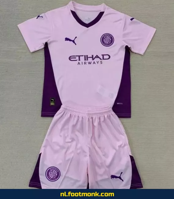 Girona Voetbalshirt Kinderen 2024-2025 Derde, Officieel Replica, Fan Voetbalshirt voor Jongens en Meisjes