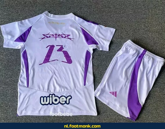 Granada Kinder Voetbalshirt 2024-2025 – Wit Thuistenue | Officieel Voetbaltenue | Personaliseerbaar | Fanwear Aanbieding