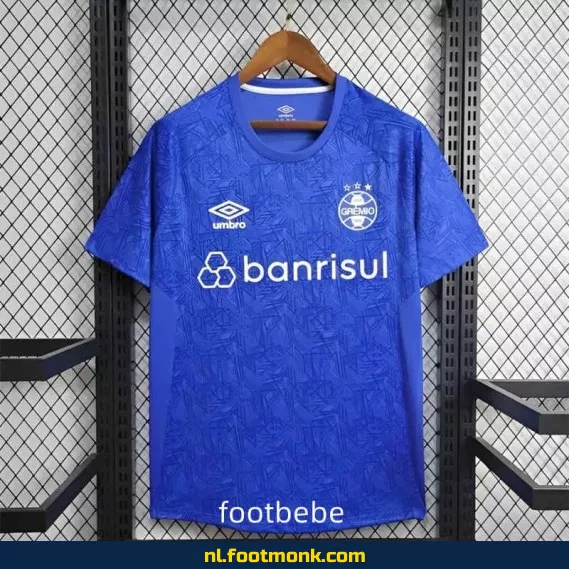 Gremio 2024-2025 Trainingsshirt Blauw – Officieel Voetbalshirt | Heren & Dames | Fanwear Aanbieding