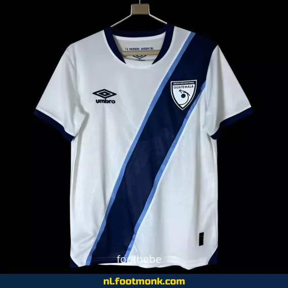 Guatemala Voetbalshirt 2025-2026 – Wit | Officieel Voetbaltenue | Heren & Dames | Personaliseerbaar
