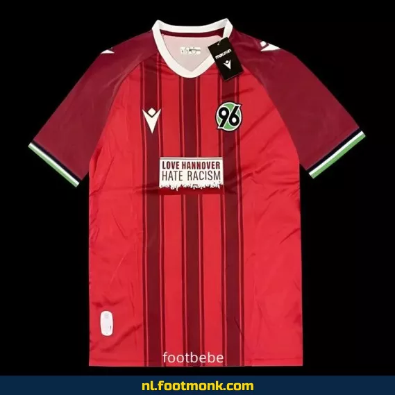 Officieel Hannover 96 voetbalshirt 2025/2026 – Speciale editie rood | Origineel voetbalshirt voor heren, dames en kinderen | Fanwear aanbieding