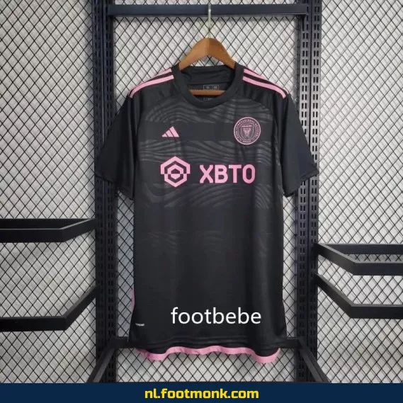 Inter Miami 2023-2024 uit shirt zwart - Officieel voetbalshirt | Voetbalshirts heren & dames | Origineel voetbalshirt met bedrukking