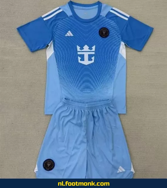Inter Miami Kinderkeeper Shirt 2025-2026 – Blauw Voetbalshirt voor Jongens – Officieel Voetbalshirt – Koop Nu Online
