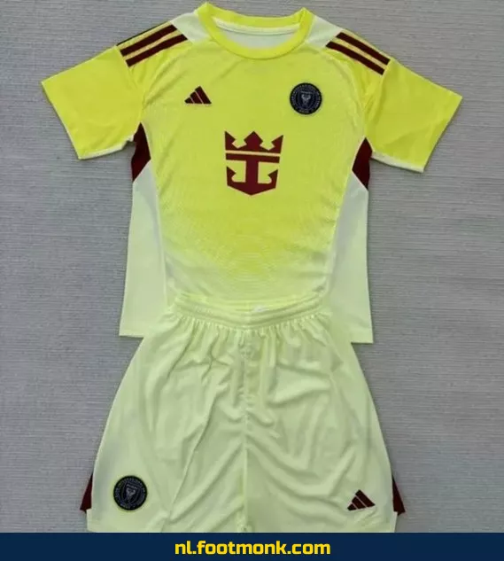 Inter Miami Kinder Voetbalshirt 2025-2026 – Geel Officieel Voetbalshirt voor Kinderen | Koop Originele Club Shirts Online