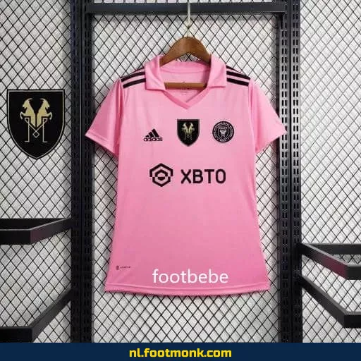 Inter Miami Dames Voetbalshirt 2023-2024 Roze met Clubpatch – Officieel Voetbalshirt voor Vrouwen