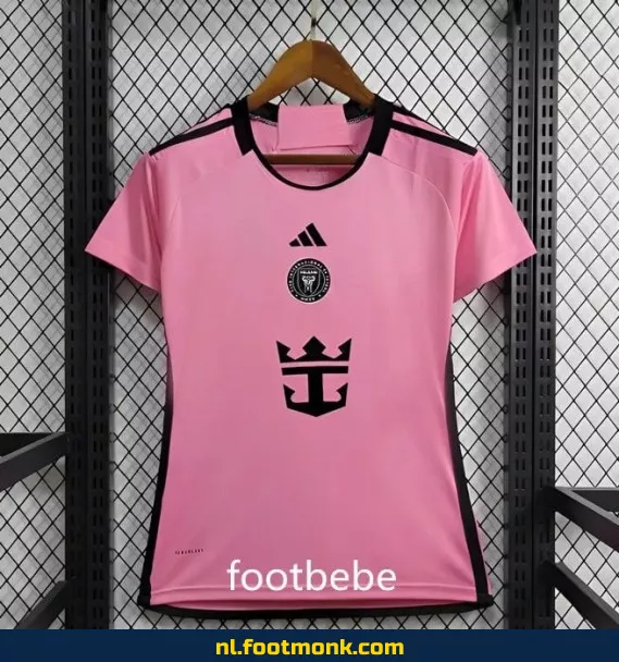 Inter Miami CF Dames Thuisshirt 2024-2025 – Roze Voetbalshirt | Officieel Voetbaltenue | Fanwear