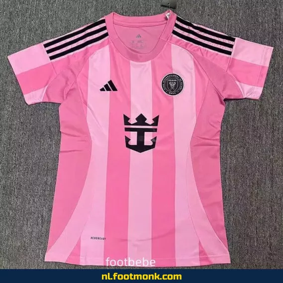 Inter Miami Dames Voetbalshirt 2025-2026 – Roze Thuistenue – Officieel Voetbalshirt