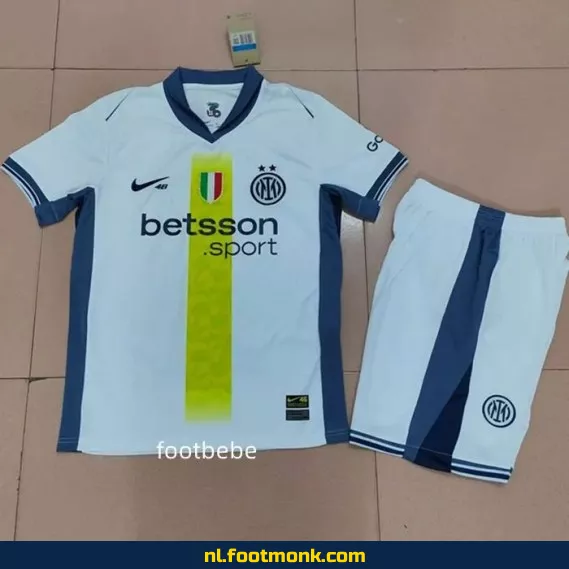 Inter Milan Voetbalshirt Kinderen 2024-2025 Valentino Rossi – Officieel Voetbalshirt, Personaliseerbaar