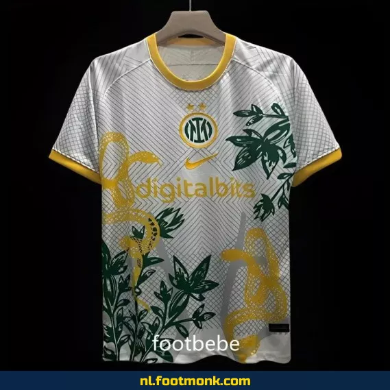 Inter Milan Thuisshirt 2024/2025 – Wit & Geel – Officieel Voetbalshirt – Heren, Dames, Kinderen – Origineel, Personaliseerbaar – Snelle Levering