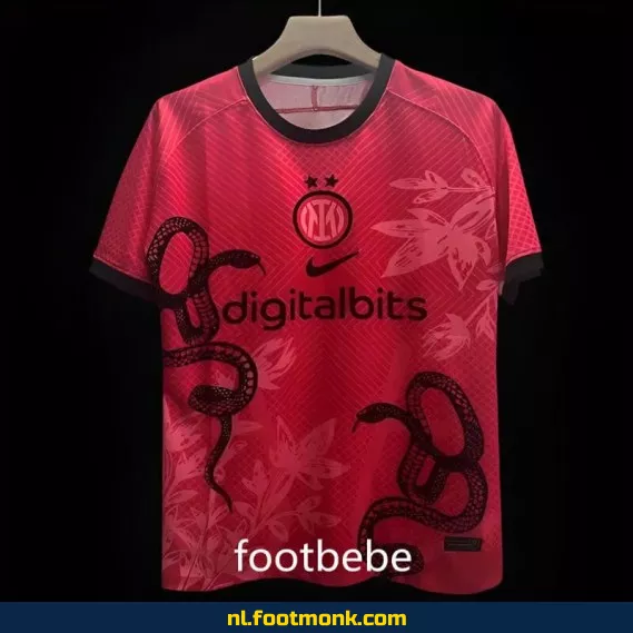 Inter Milan Japans Thuisshirt 2024-2025 – Rood Voetbalshirt – Officieel Fanwear – Heren & Dames – Aanbieding