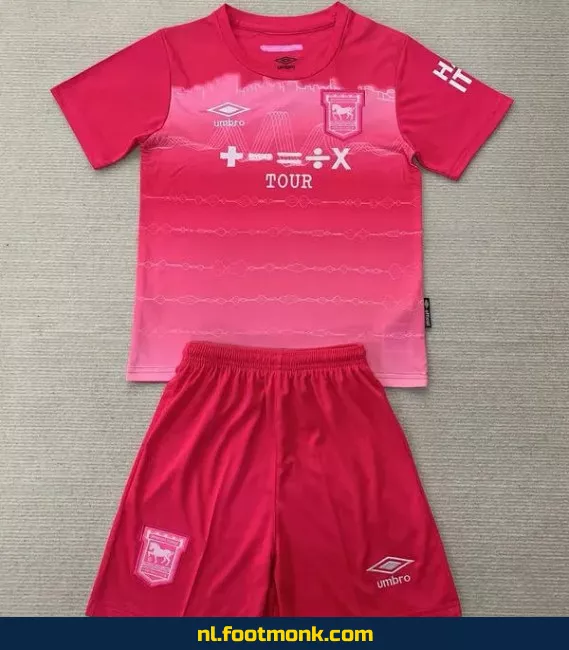 Ipswich Town Derde Voetbalshirt Kinderen 2024-2025 - Roze - Officieel Voetbalshirt | Fanwear | Aanbieding