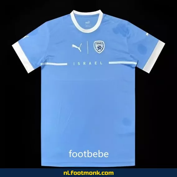 Officieel Israël 2024 Thuisshirt Blauw - Voetbalshirt Dames/Heren/Kinderen - Origineel & Aanbieding