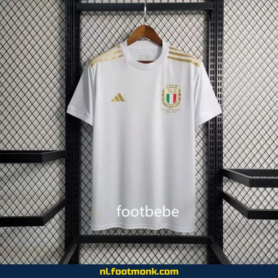 Speciale editie wit Italië 125 jaar voetbalshirt 2023 – Officieel voetbaltenue | Voetbalshirts heren/dames | Origineel, exclusief & personaliseerbaar