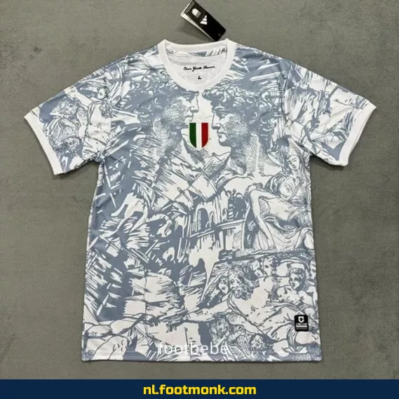 Italië 2024-2025 speciaal editie wit voetbalshirt – Officieel voetbaltenue | Koop nu online