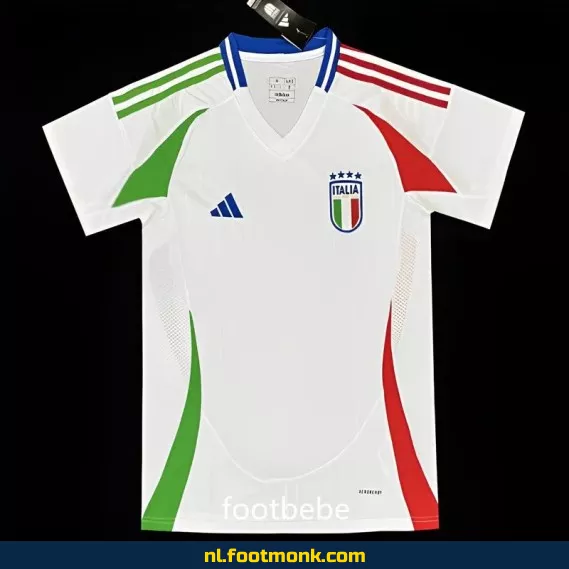 Officieel Italië Euro 2024 Witte Voetbalshirt – Authentiek Voetbaltenue voor Supporters