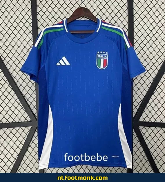 Italië Euro 2024 voetbalshirt - Blauw officieel voetbaltenue | Koop nu online