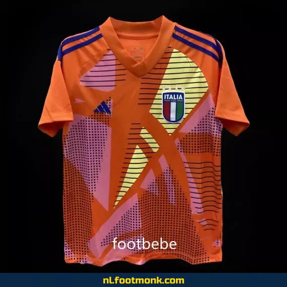 Orange Italië Euro 2024 keeperstrui - Officieel voetbalshirt voor heren en dames | Kopen met personalisatie
