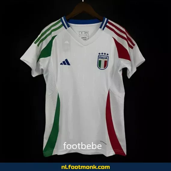 Officieel Italiaans Dames Voetbalshirt Euro 2024 Uit – Wit | Koop Nu