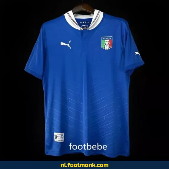 Retro voetbalshirt Italië 2012 thuisblauw - Officieel vintage voetbalshirt