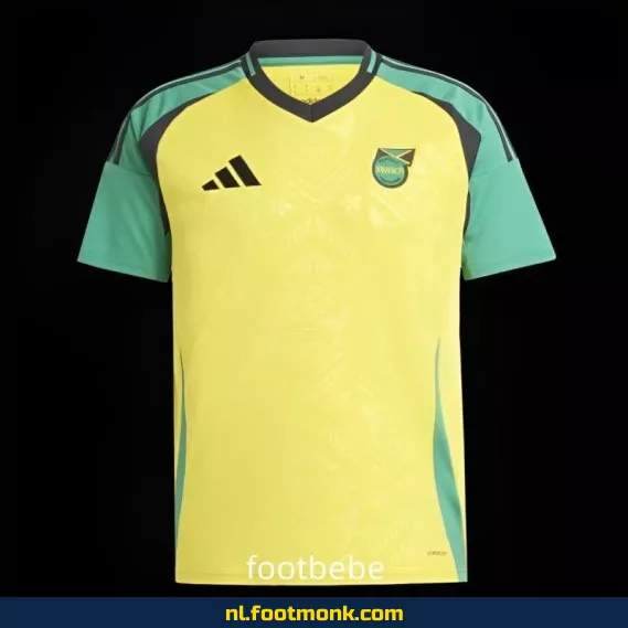 Jamaica Thuisshirt 2024-2025 – Geel Voetbalshirt – Officieel Voetbaltenue – Fanwear Aanbieding
