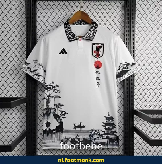Japanse Voetbalshirt 2023-2024 met Landschapsontwerp – Officieel, Personaliseerbaar – Heren, Dames & Kinderen