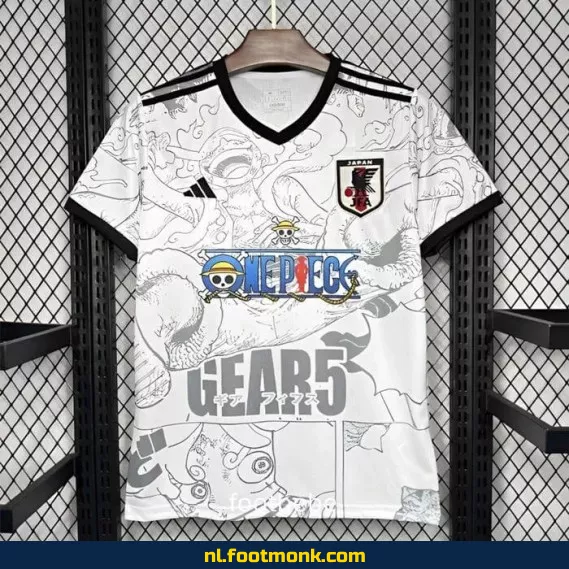 Japans Voetbalshirt 2024-2025 – Witte ONE PIECE – Officieel Voetbaltenue | Koop Nu