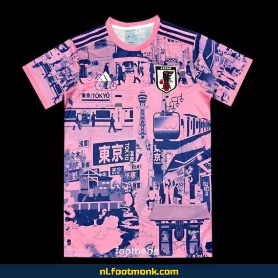 Japanse Voetbalshirt 2024-2025 Tokyo Rose – Officieel Thuistenue | Voetbalshirts Dames & Heren | Personaliseerbaar | Aanbieding