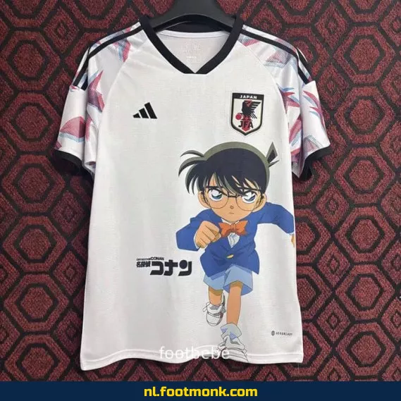 Japan Voetbalshirt 2024-2025 - Wit Conan Design | Officieel Voetbaltenue | Heren & Dames | Origineel & Aanbieding