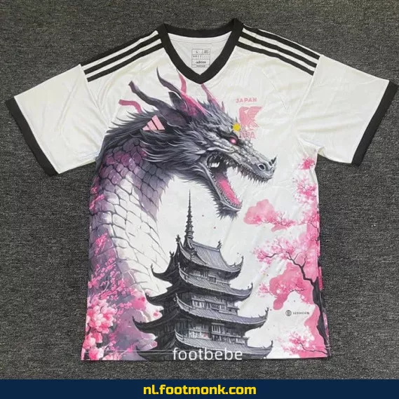 Japans voetbalshirt 2024-2025 – Witte Draak | Origineel voetbaltenue | Heren & Dames | Personaliseerbaar