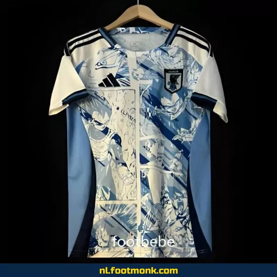 Japanse Voetbalshirt 2024 Dragon Ball - Officieel Voetbalshirt voor Supporters - Custom Bedrukking - Exclusieve Fanwear