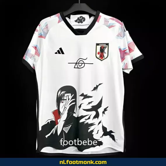 Japanse Voetbalshirt 2024 Naruto Wit – Officieel Voetbalshirt | Custom Fanwear | Aanbieding